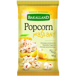 Popcorn Maślany - 90G Bakalland