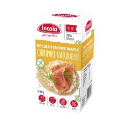 Chrupaki naturalne bezglutenowe 60 g Incola.