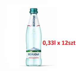 Woda mineralna szkło 330 ml 12 szt. Borjomi