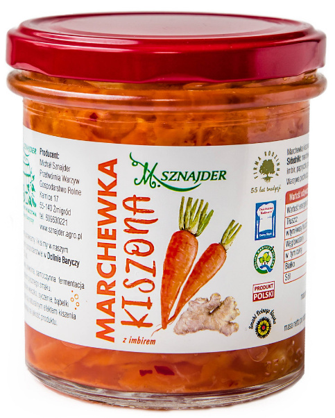 MARCHEWKA KISZONA Z IMBIREM 200G ( MICHAŁ SZNAJDER ) MARCHEWKA KISZONA Z IMBIREM 200G ( MICHAŁ SZNAJDER )