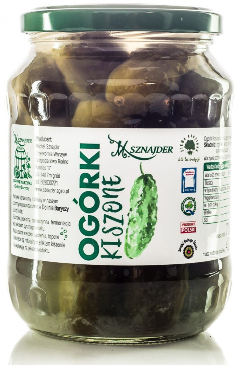OGÓRKI KISZONE 420 G MICHAŁ SZNAJDER OGÓRKI KISZONE 420 G MICHAŁ SZNAJDER