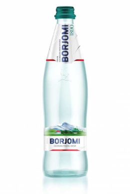 Zgrzewka. Woda mineralna butelka szklana 500 ml 12 szt. Borjomi.