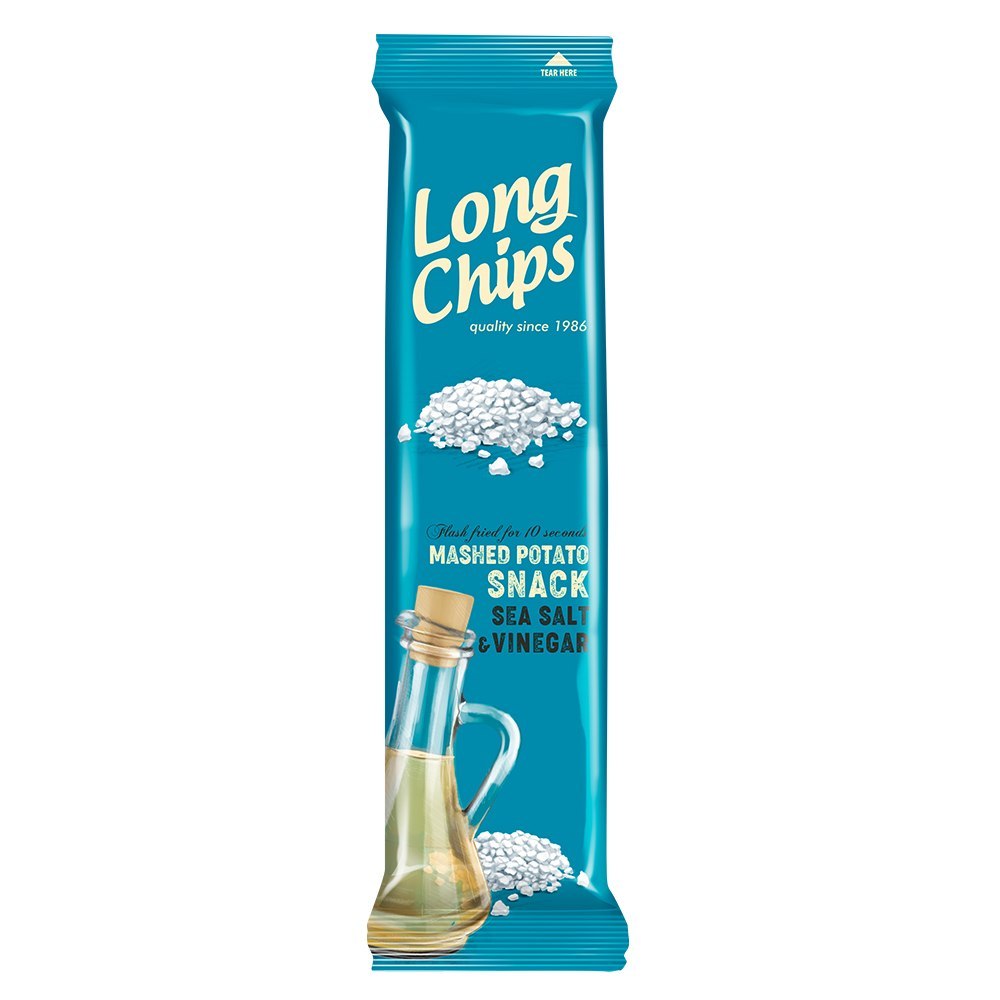 .Chipsy ziemniaczane o smaku soli morskiej z octem 75 g Pernes LTD.
