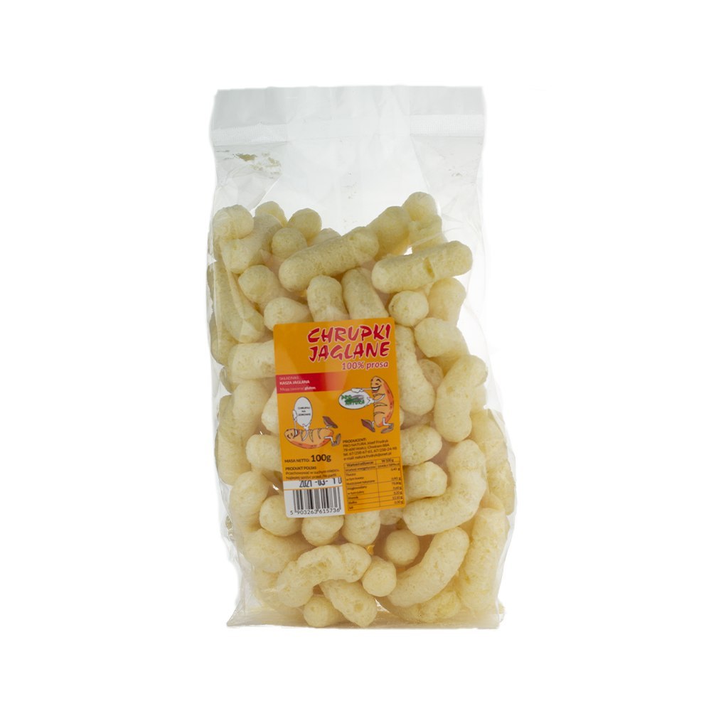 Chrupki jaglane 100 g Pro Natura. Chrupki jaglane 100 g Pro Natura.
