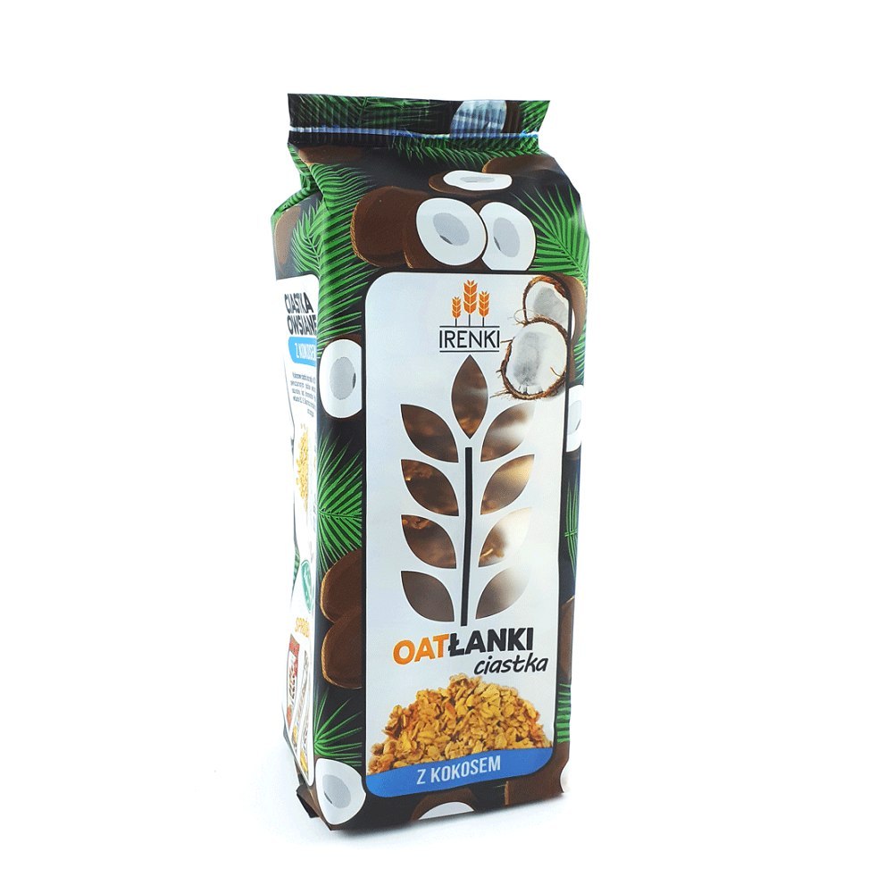 Ciastka owsiane z kokosem 150 g Follow. Ciastka owsiane z kokosem 150 g Follow.