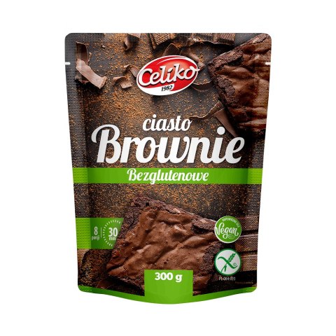 Ciasto Brownie bezglutenowe 300 g Celiko. Ciasto Brownie bezglutenowe 300 g Celiko.