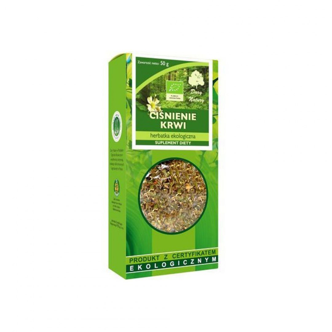 Herbatka Ciśnienie krwi BIO 50 g Dary Natury. Herbatka Ciśnienie krwi BIO 50 g Dary Natury.