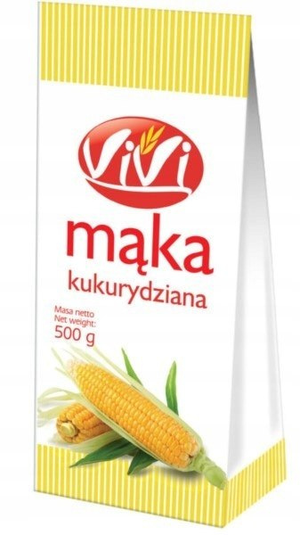 Mąka kukurydziana 500 g Vivi. Mąka kukurydziana 500 g Vivi.
