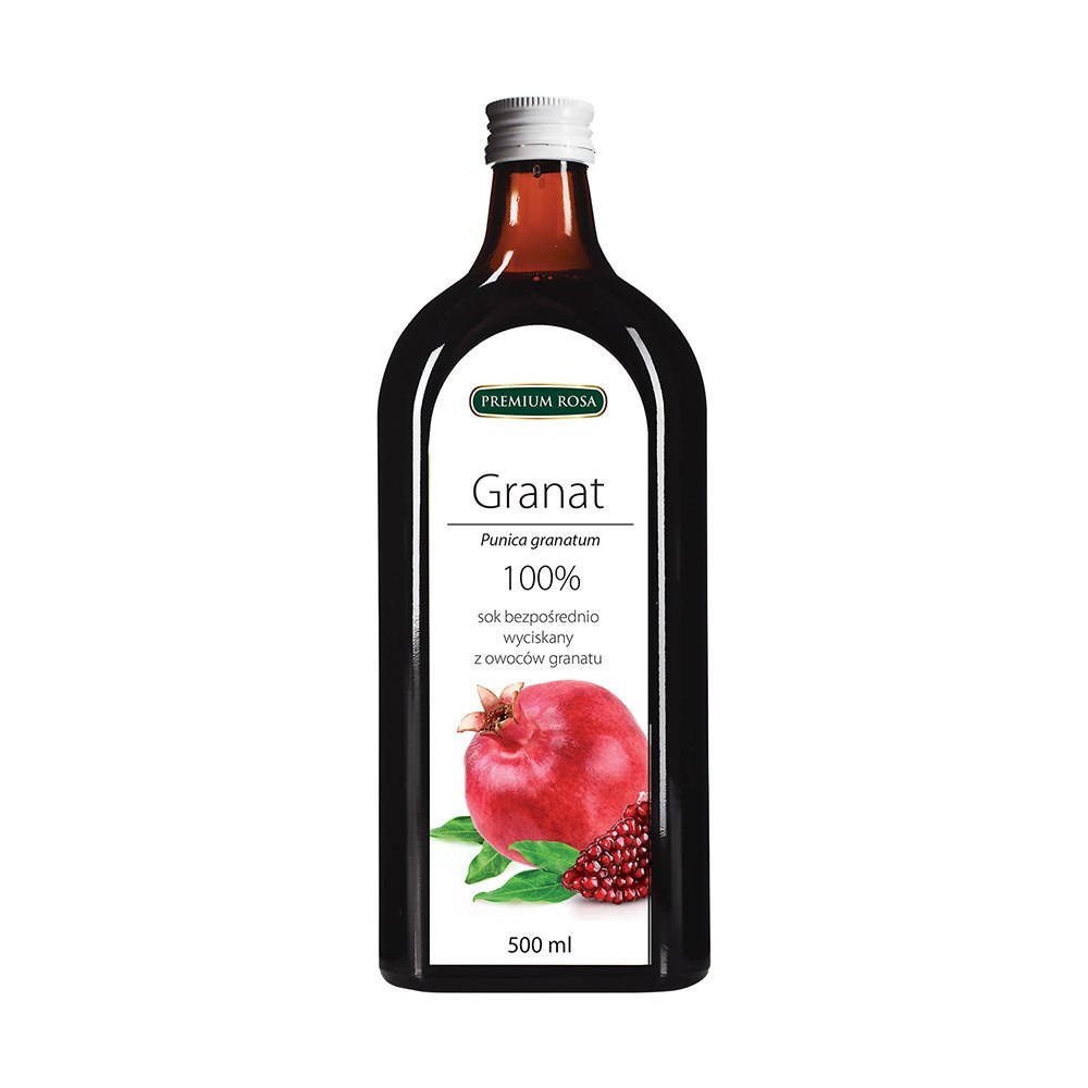 Sok z granatu 100% 500 ml Premium Rosa.