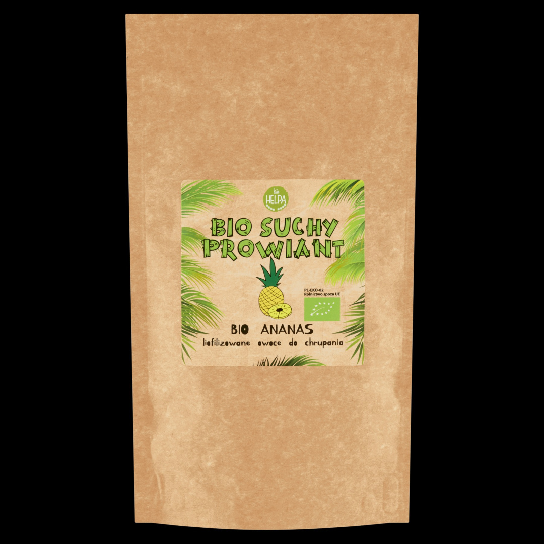 BIO SUCHY PROWIANT ANANAS 20g - HELPA. BIO SUCHY PROWIANT ANANAS 20g - HELPA.