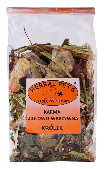 Karma ziołowo warzywna Królik 150g. Herbal Pets. Karma ziołowo warzywna Królik 150g. Herbal Pets.