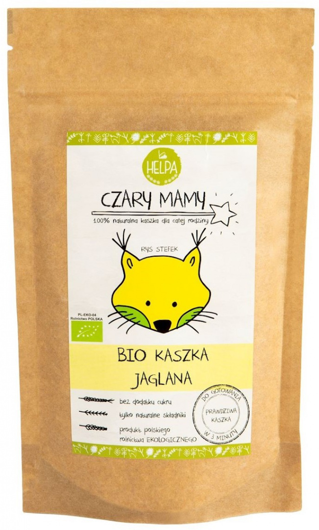 Bio Kaszka Jaglana 200g. 100% Naturalna Helpa. Bio Kaszka Jaglana 200g. 100% Naturalna Helpa.