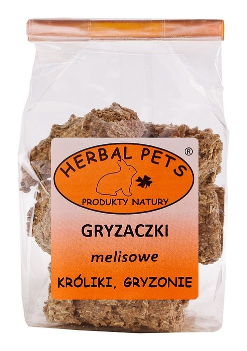 Gryzaczki melisowe - Gryzonie 140g. Herbal Pets. Gryzaczki melisowe - Gryzonie 140g. Herbal Pets.