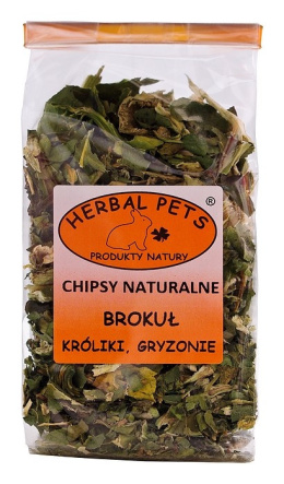 Chipsy Brokuł 50g. Herbal Pets.