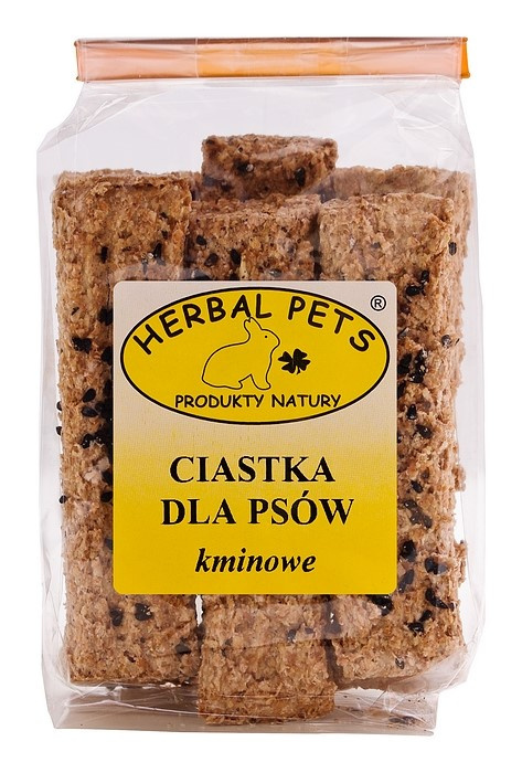 Ciastka dla Psów z czarnym Kminkiem 160g. Herbal Pets. Ciastka dla Psów z czarnym Kminkiem 160g. Herbal Pets.