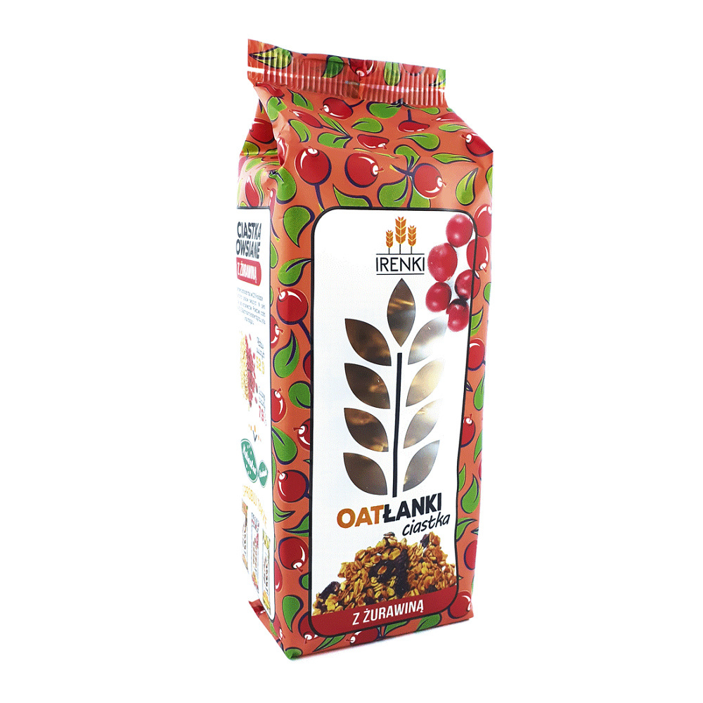Ciastka owsiane z żurawiną 150 g. Ciastka owsiane z żurawiną 150 g.
