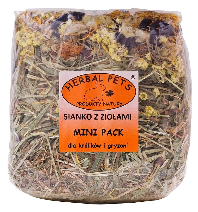 Sianko z ziołami Mini Pack 300g. Herbal Pets. Sianko z ziołami Mini Pack 300g. Herbal Pets.
