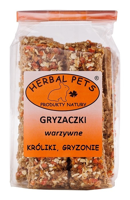 Gryzaczki warzywne Gryzonie Króliki 160g. Herbal Pets.