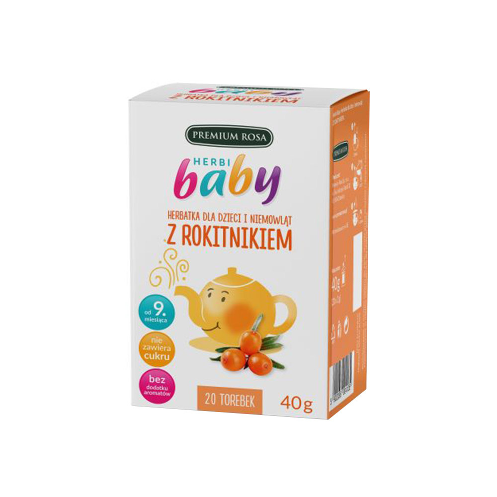 Herbatka dla dzieci i niemowląt z Rokitnikiem 20 torebek. Herbatka dla dzieci i niemowląt z Rokitnikiem 20 torebek.