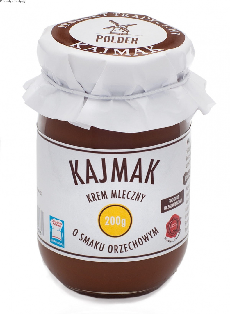 Kajmak Krem Mleczny o smaku orzechowym 200g Polder. Kajmak Krem Mleczny o smaku orzechowym 200g Polder.