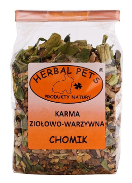 Karma ziołowo-warzywna Chomik 150g. Herbal Pets.