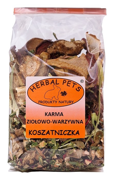 Karma ziołowo-warzywna Koszatniczka 150g. Herbal Pets.