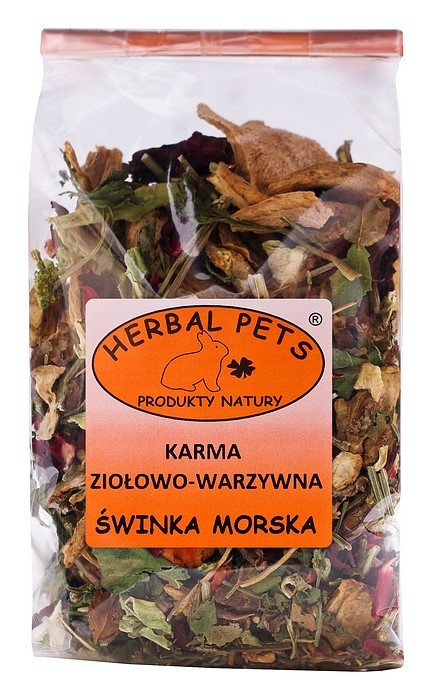 Karma ziołowo-warzywna Świnka Morska 150g. Herbal Pets. Karma ziołowo-warzywna Świnka Morska 150g. Herbal Pets.