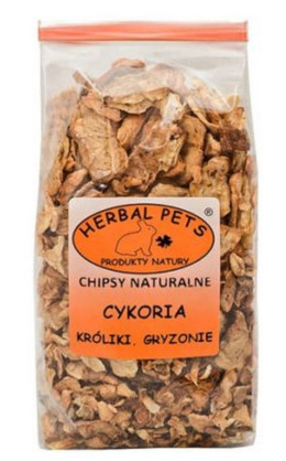 Chipsy Naturalne Cykoria 125g. Herbal Pets.