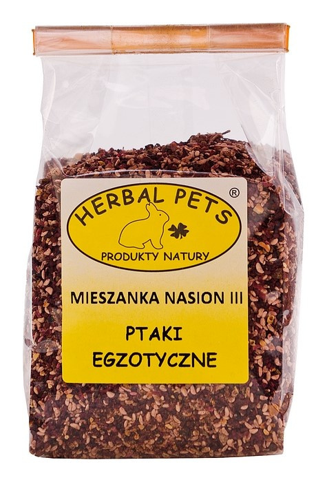 Mieszanka Nasion III Ptaki Egzotyczne 150g. Herbal Pets. Mieszanka Nasion III Ptaki Egzotyczne 150g. Herbal Pets.