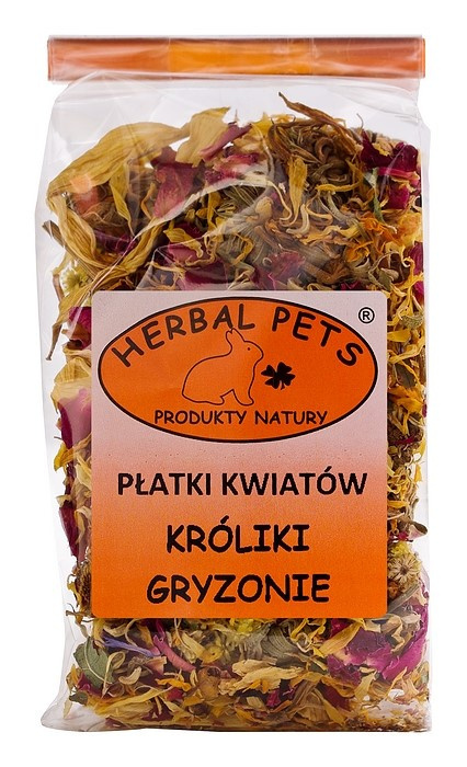Płatki kwiatów Króliki, Gryzonie 30g. Herbal Pets. Płatki kwiatów Króliki, Gryzonie 30g. Herbal Pets.