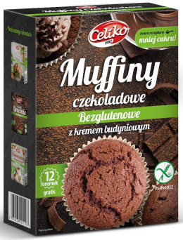 Muffiny czekoladowe z kremem budyniowym 310 g.