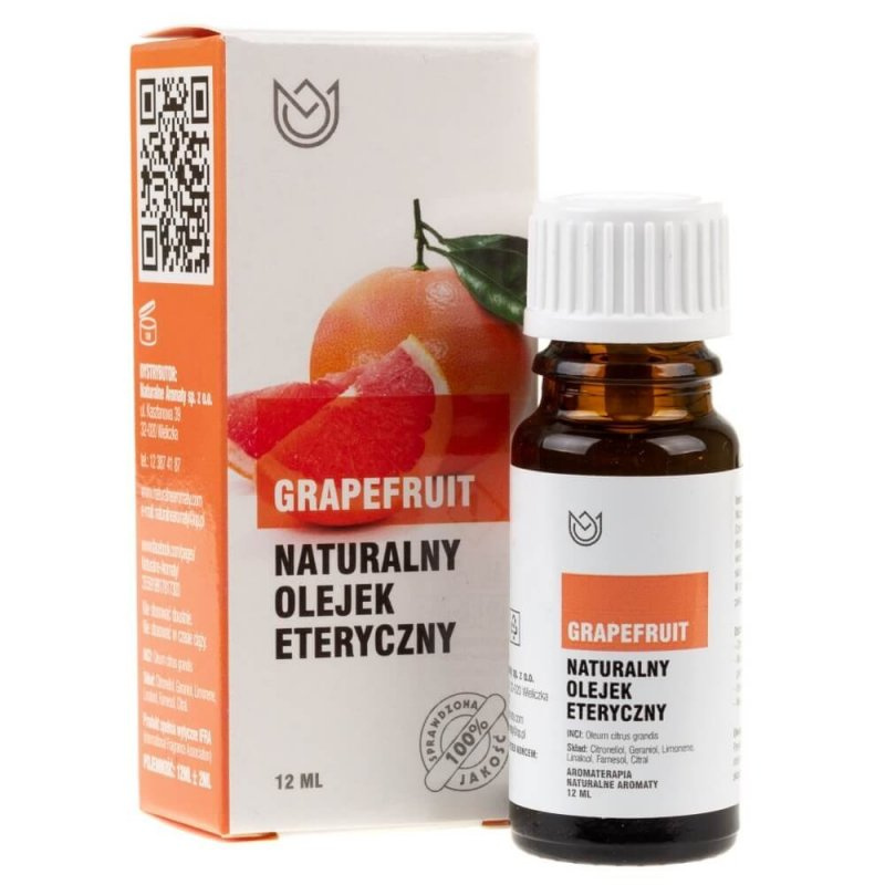 Olejk zapachowy Grapefruit 12ml - Naturalne Aromaty.