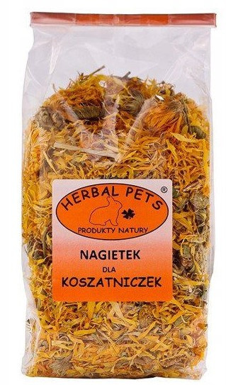 Nagietek dla Koszatniczek 100g. Herbal Pets.
