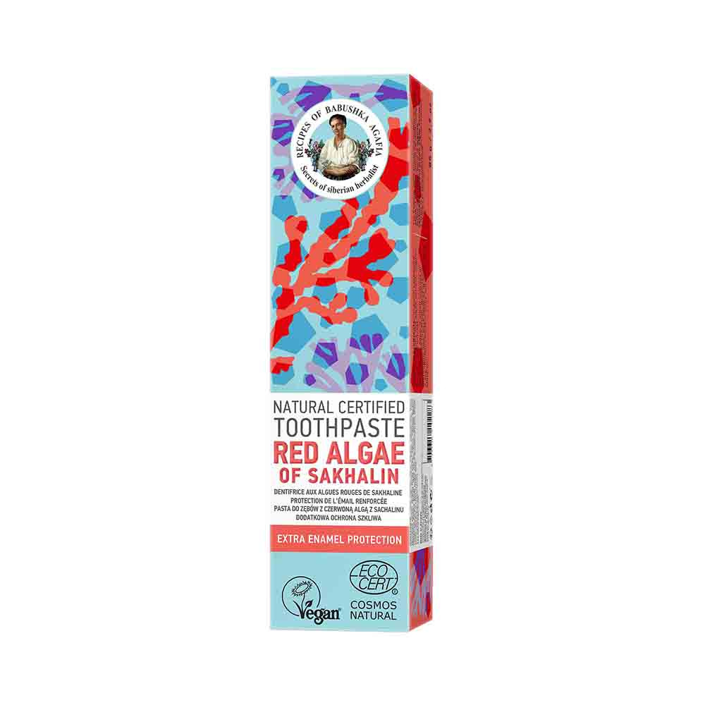 Pasta do zębów z czerwoną algą z Sachalina 85 g. Pasta do zębów z czerwoną algą z Sachalina 85 g.