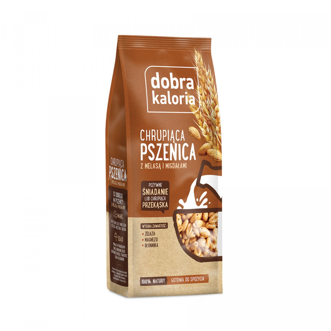 Pszenica z melasą i migdałami 120g. Dobra Kaloria Pszenica z melasą i migdałami 120g. Dobra Kaloria