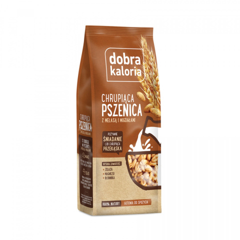 Pszenica z melasą i migdałami 120g. Dobra Kaloria Pszenica z melasą i migdałami 120g. Dobra Kaloria