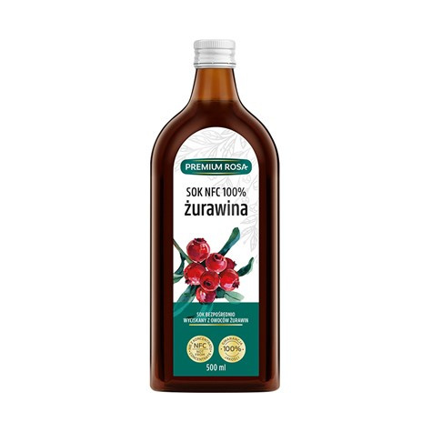 Sokz z Żurawiny 500 ml Premium Rosa. Sokz z Żurawiny 500 ml Premium Rosa.