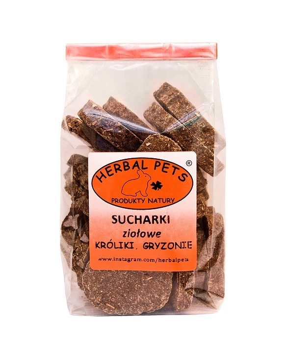 Sucharki Ziołowe 140g. Herbal Pets. Sucharki Ziołowe 140g. Herbal Pets.