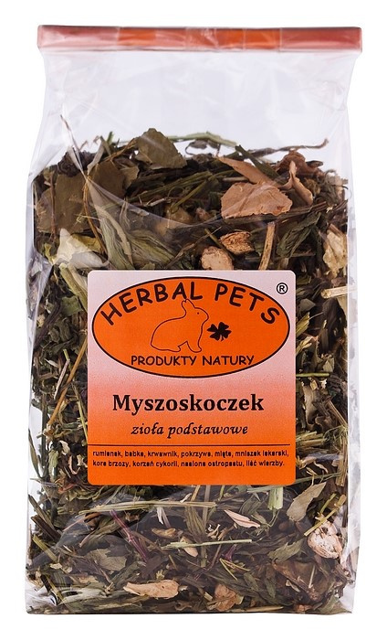 Zioła podstawowe Myszoskoczek 100g. Herbal Pets. Zioła podstawowe Myszoskoczek 100g. Herbal Pets.