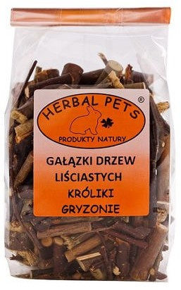 Gałązki drzew liściastych 75g. Herbal Pets. Gałązki drzew liściastych 75g. Herbal Pets.