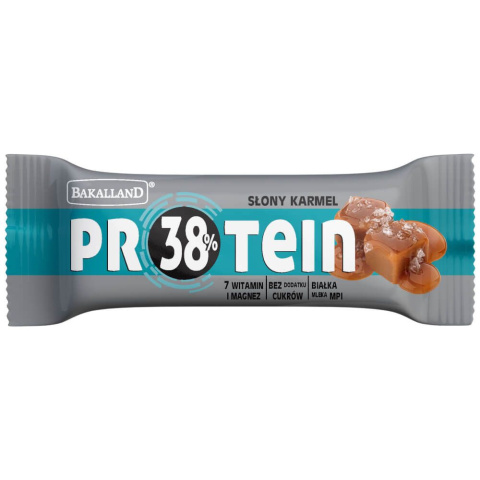 Baton Proteinowy Karmel 35g Bakalland Batonik Baton Proteinowy Karmel 35g Bakalland Batonik