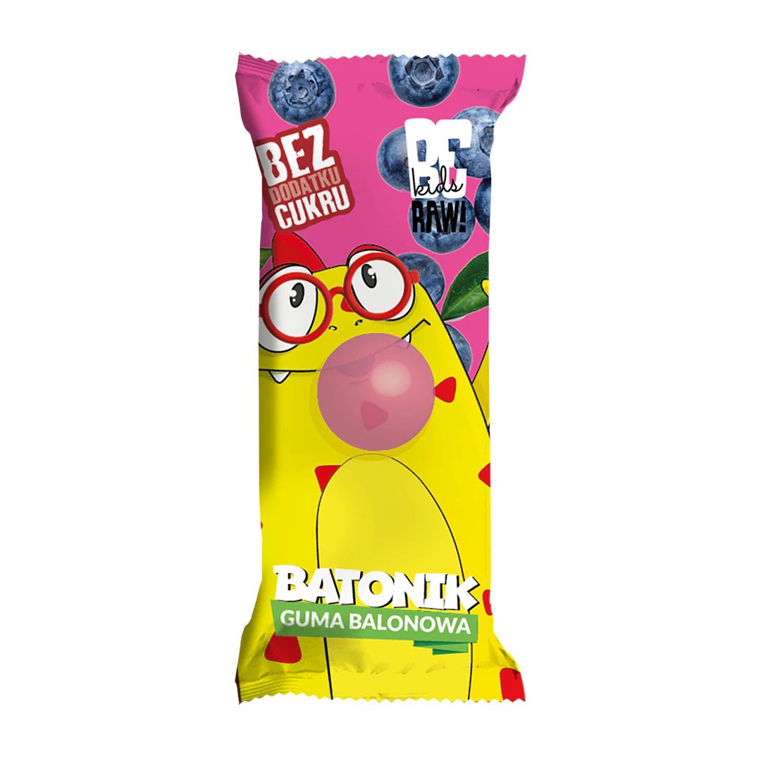 BeRAW Kids Baton Guma Balonowa 25 g BeRAW Kids Baton Guma Balonowa 25 g