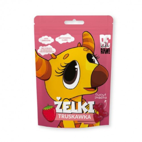 BeRAW Kids Żelki Truskawka 35g Purella Food. BeRAW Kids Żelki Truskawka 35g Purella Food.