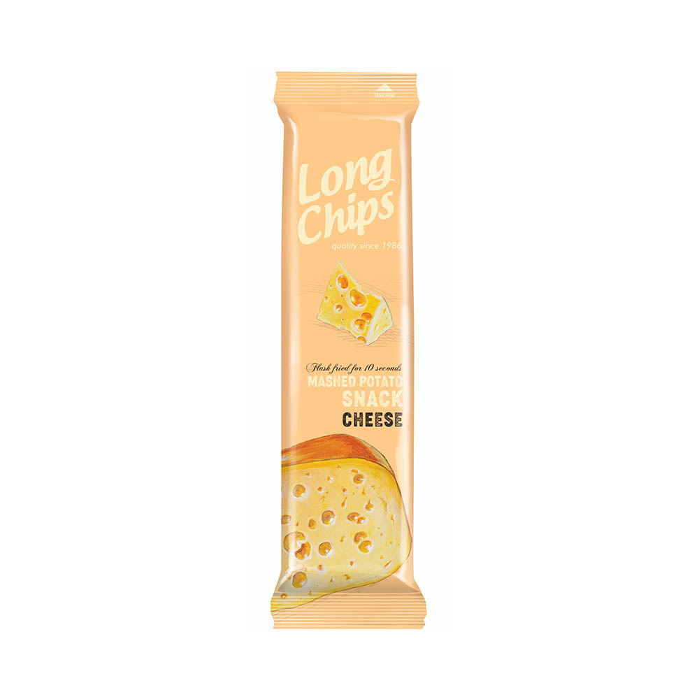 Chipsy ziemniaczane o smaku sera 75 g Long Chips