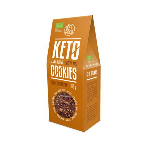 Ciasteczka Keto Cynamon BIO 80 G Ciasteczka Keto Cynamon BIO 80 G