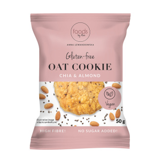 Ciastko owsiane Migdał & Nasiona Chia 50 g Foods by Ann