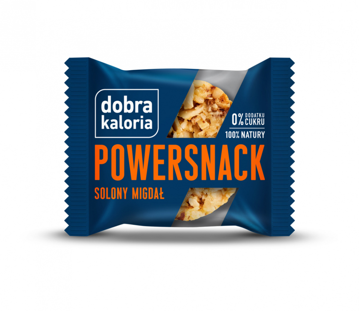 Dobra Kaloria Powersnack przekąska solony migdał 30g Dobra Kaloria Powersnack przekąska solony migdał 30g