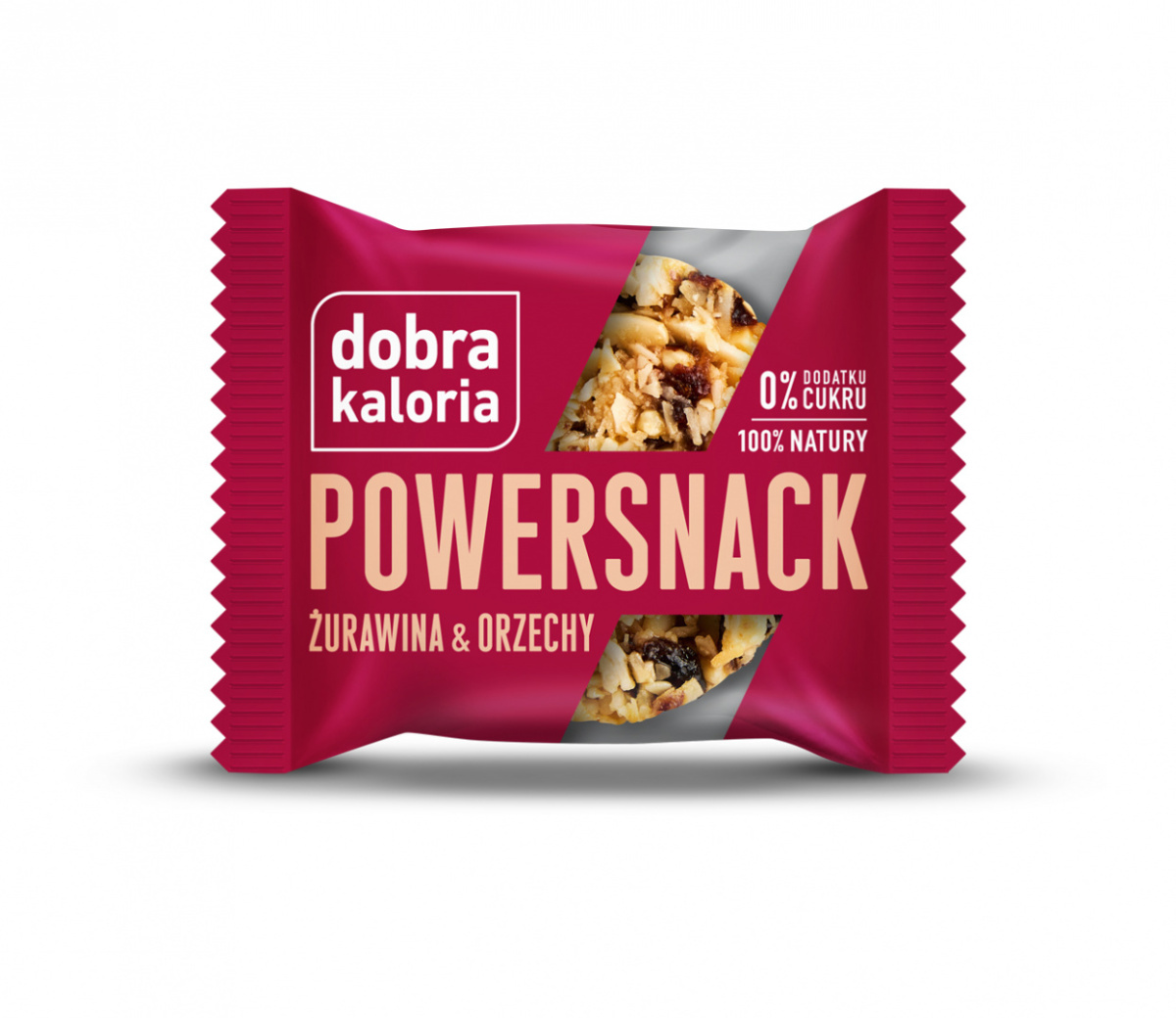 Dobra Kaloria Powersnack przekąska żurawina & orzechy 30g Dobra Kaloria Powersnack przekąska żurawina & orzechy 30g