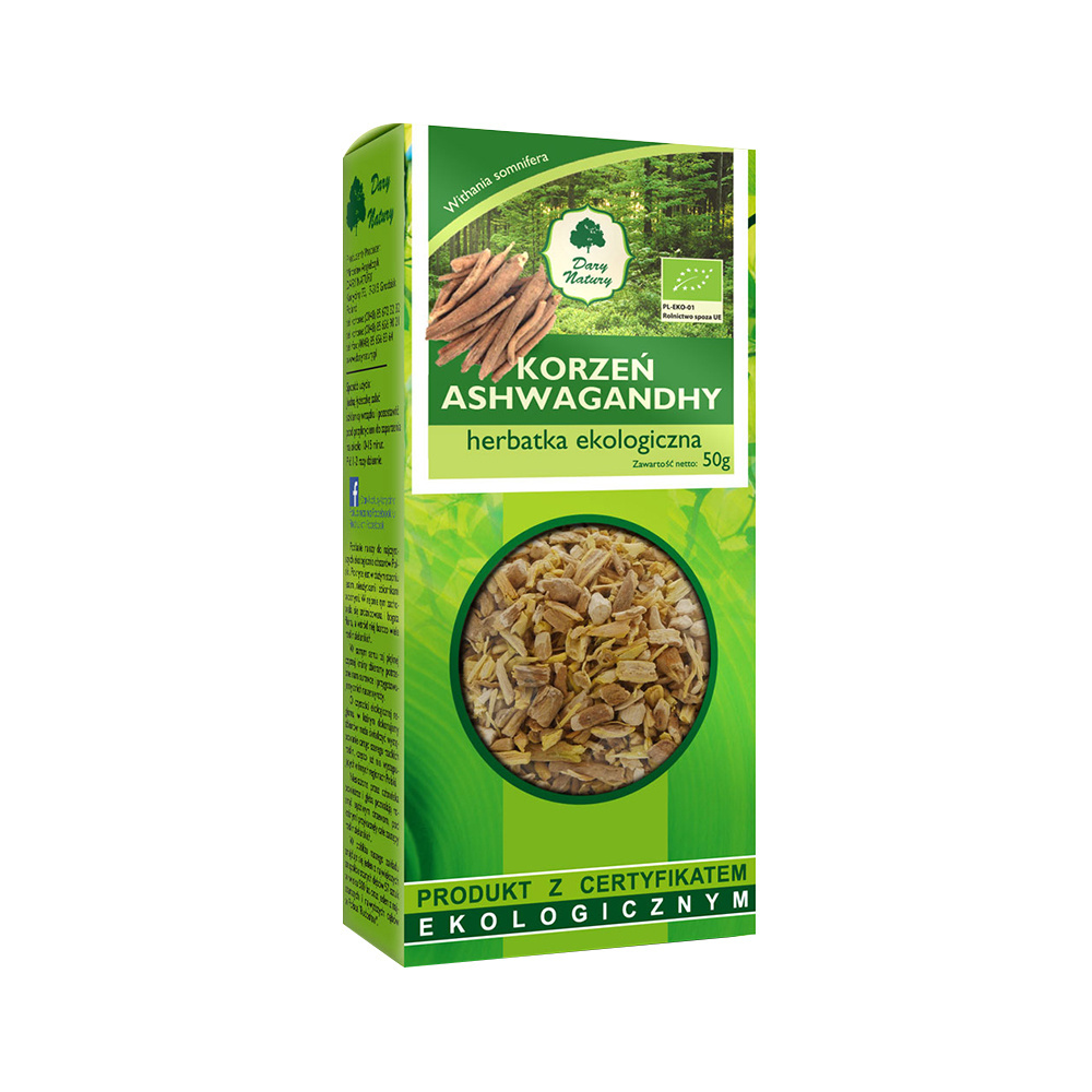 Herbatka Korzeń Ashwagandhy BIO 50 g Herbatka Korzeń Ashwagandhy BIO 50 g