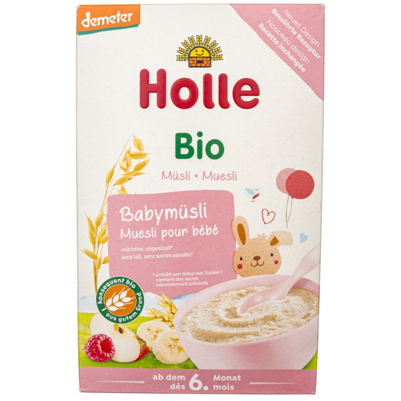 Holle Kaszka pełnoziarnista musli po 6 miesiącu - 250 g Holle Kaszka pełnoziarnista musli po 6 miesiącu - 250 g